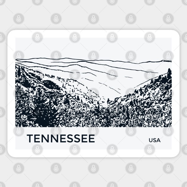 Tennessee USA Sticker by Lakeric